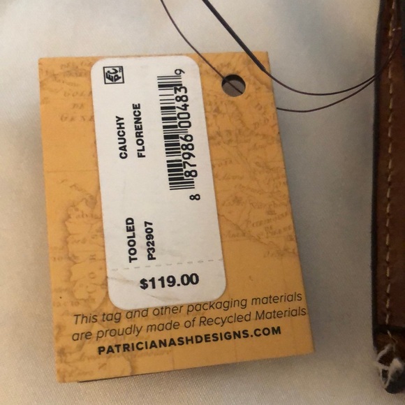Patricia Nash Tooled Leather Cauchy Wallet Color Florence NWT & Card - Picture 5 of 12